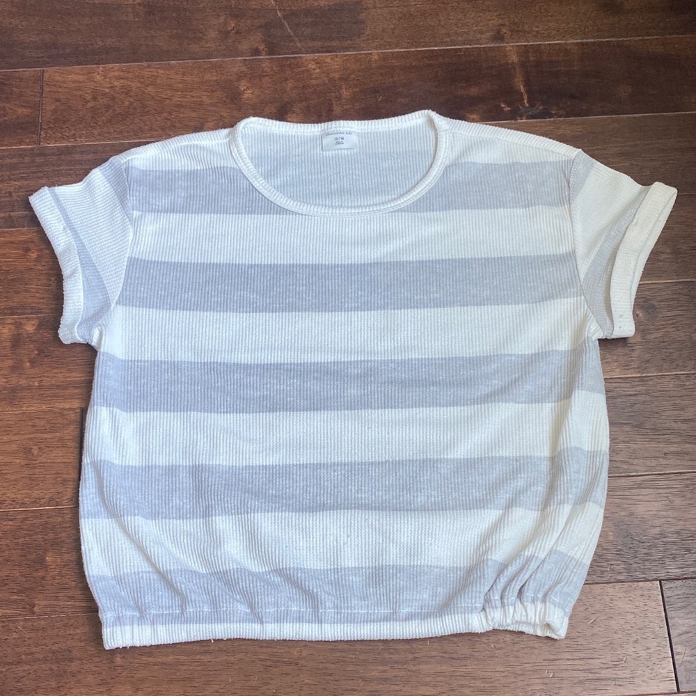 Abercrombie Kids Striped Short Sleeve Tee